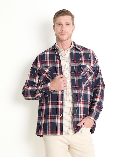 Sobrecamisa casual Regent Street manga larga para hombre