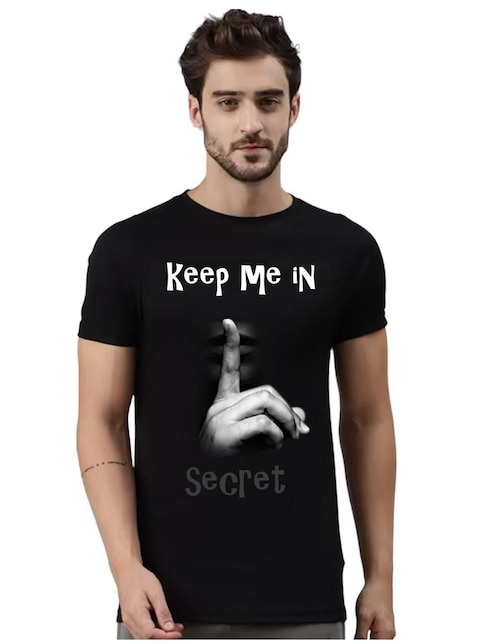 Playera Marëvnyk Alta Gama Slim Nightlife cuello redondo para hombre