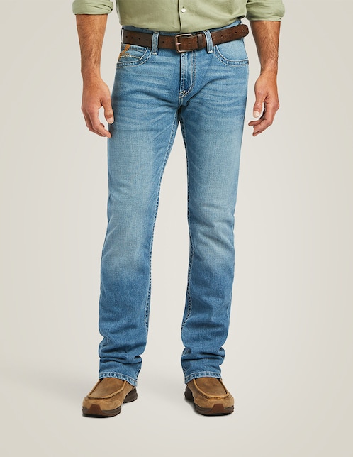 Jeans bota deslavado para hombre 1