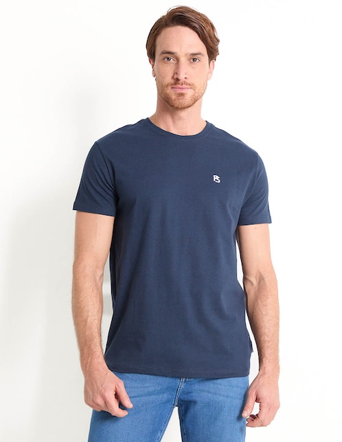 Playera Polosur cuello redondo para hombre