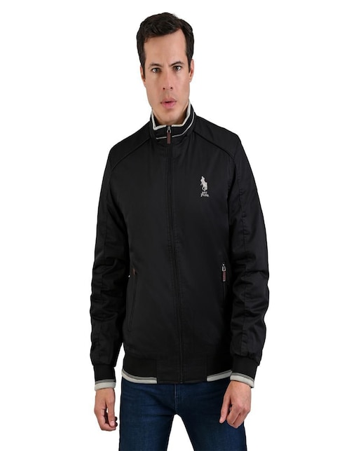 Chamarra casual HPC Polo con bolsillos para hombre