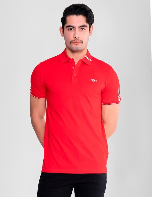 Playera tipo polo 05-3086R para hombre 1