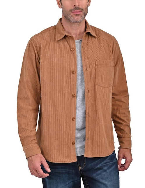 Camisa casual manga larga para hombre 1
