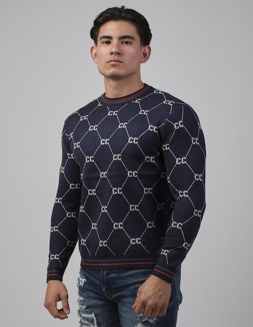 Suéter Moderno cuello redondo para hombre