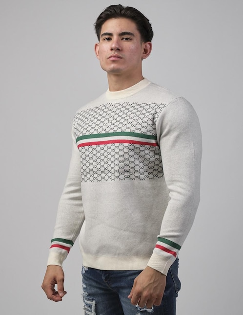 Suéter cuello redondo para hombre 1