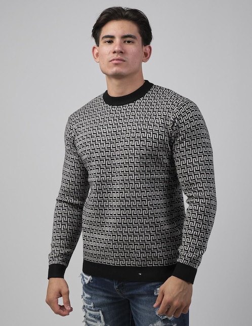 Suéter cuello redondo para hombre 1