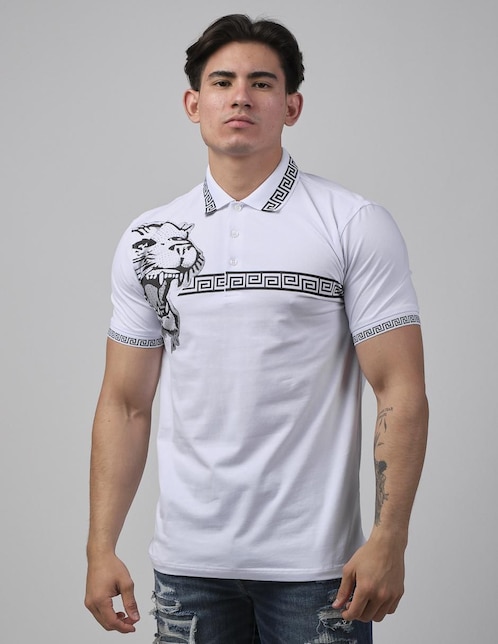 Playera tipo polo Pavini para hombre