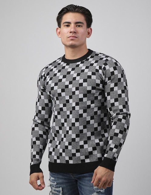 Suéter cuello redondo para hombre 1