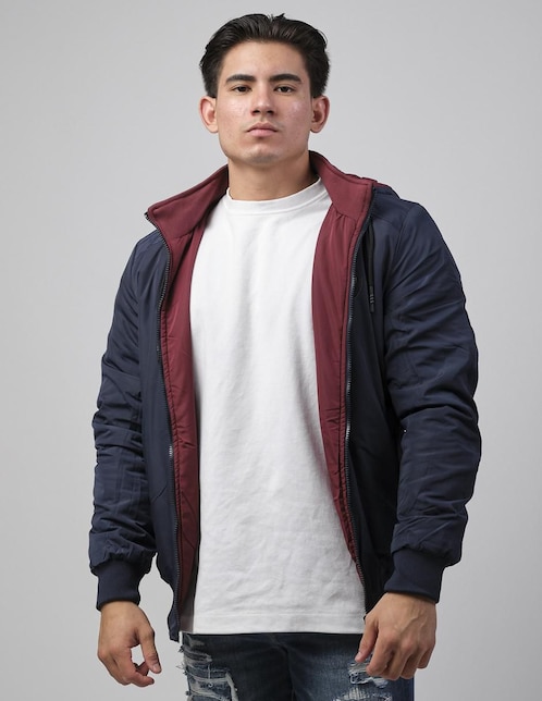 Chamarra casual Pavini con capucha para hombre