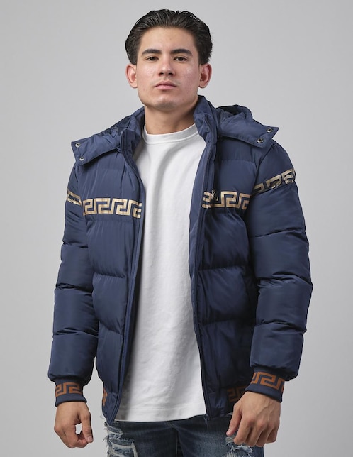 Chamarra casual Moderno con capucha para hombre