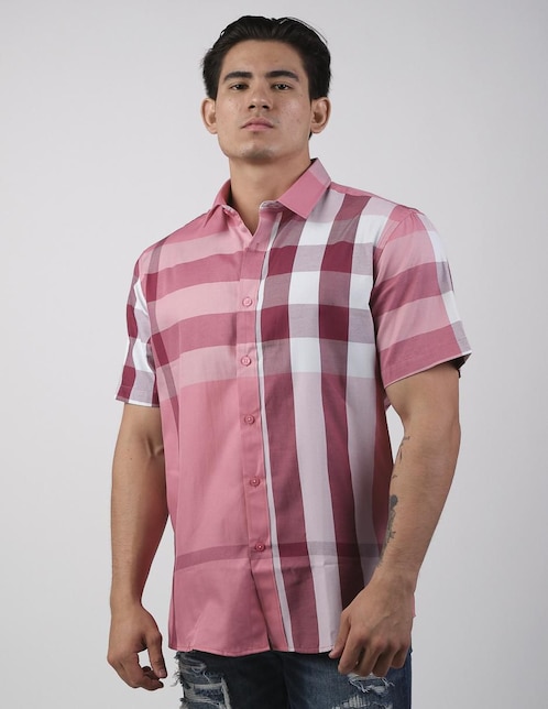 Camisa casual manga corta para hombre 1