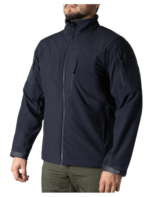 Chamarra casual con bolsillos para hombre