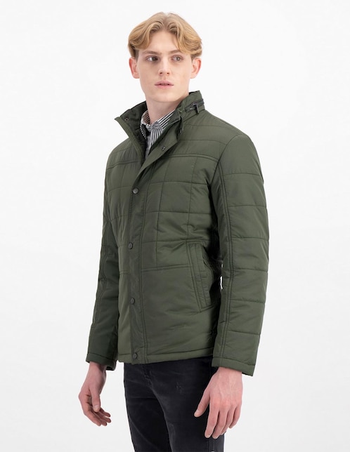 Chamarra acolchada Men's Fashion impermeable capitonada para hombre