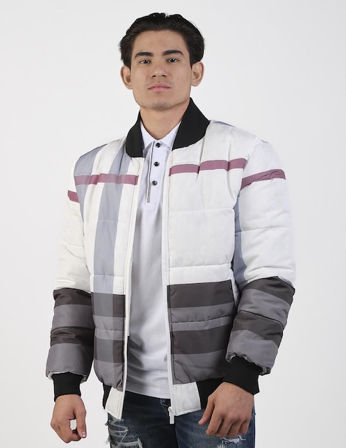 Chamarra casual con bolsillos para hombre 1