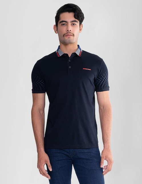 Playera tipo polo Pavi Italy para hombre