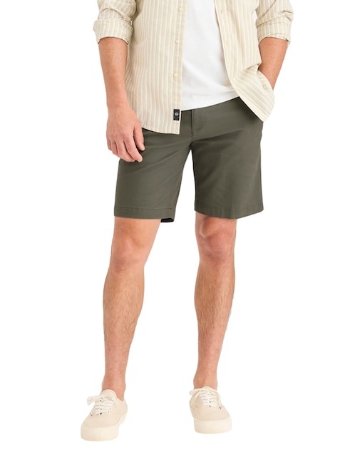Short Dockers de algodón para hombre