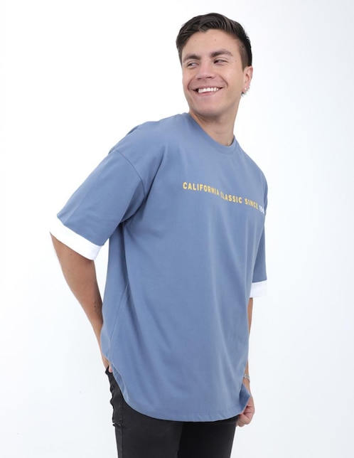 Playera K-Swiss Oversize cuello redondo para hombre