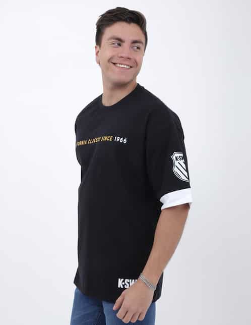 Playera K-Swiss cuello redondo para hombre