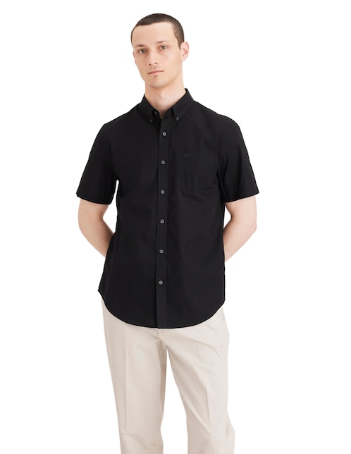 Camisa casual Dockers de algodón manga corta para hombre