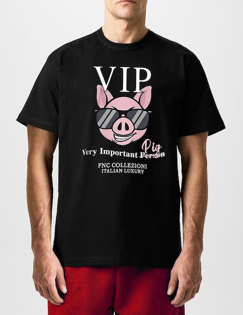 Playera Fnc Collezioni cuello redondo para hombre