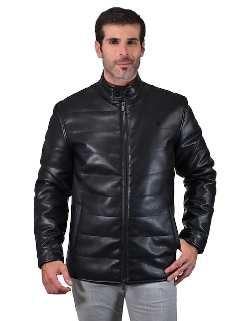 Chamarra casual Perry Ellis con bolsillos para hombre