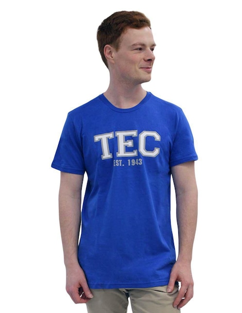 Playera Tec de Monterrey Since 1943 cuello redondo para hombre