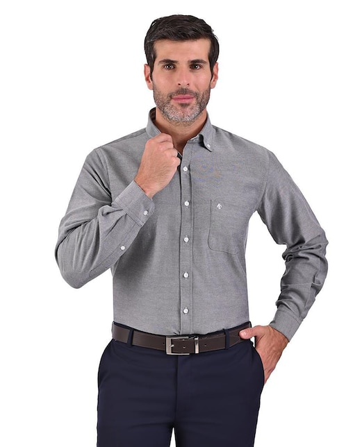 "camisa/sobrecamisa" casual michel blanc "de" (si aplica) poliéster y algodón "manga" ml "para hombre"
