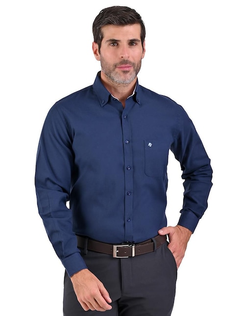 Camisa casual manga laraga para hombre 1