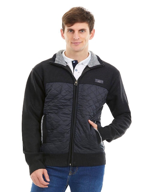Chamarra casual Vittorio Forti capitonada para hombre