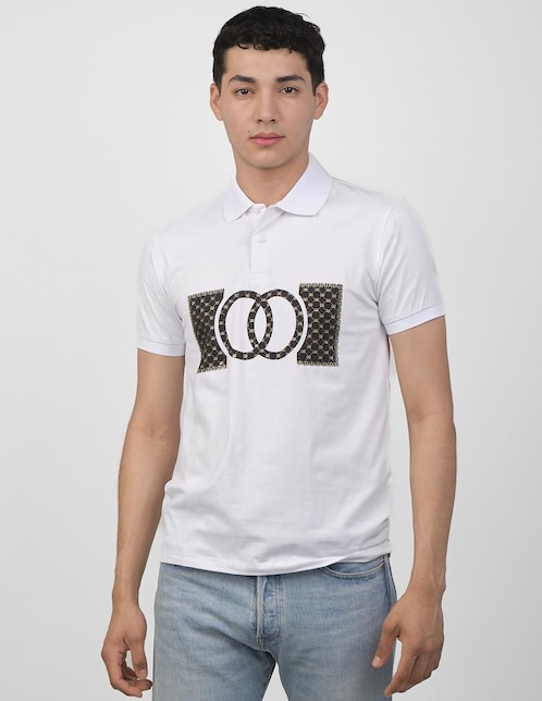 Playera tipo polo Pavini para hombre