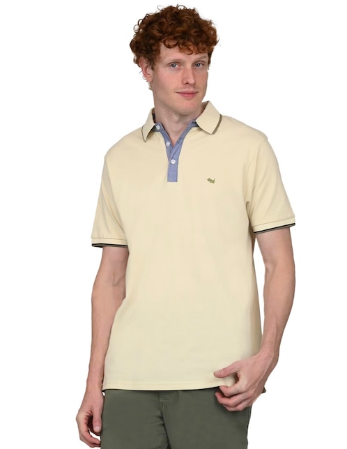 Playera tipo polo Ferrioni Sinedey para hombre