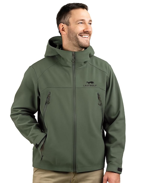 Chamarra cazadora Lastwolf impermeable con capucha para hombre