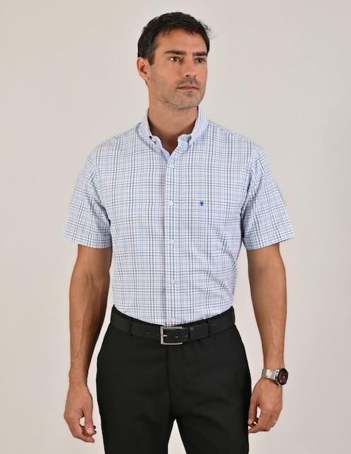 Camisa casual Yale manga corta para hombre