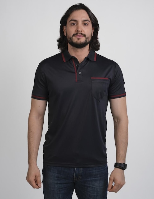 Playera tipo polo Huggo Valentino para hombre