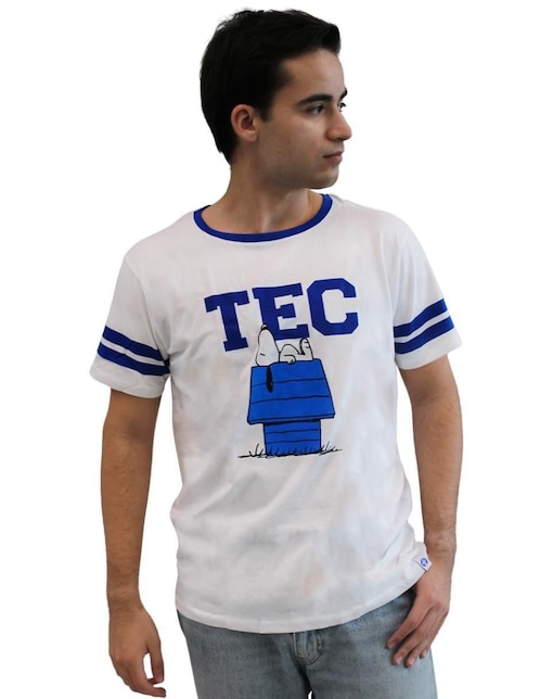 Playera Tec De Monterrey snoopy tec cuello redondo para hombre