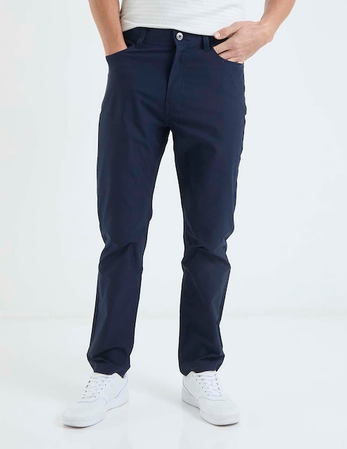 PANTALON BASS OUTD, 42-30, AZUL MARINO