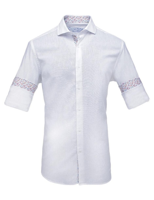Camisa casual Cuadra manga larga para hombre