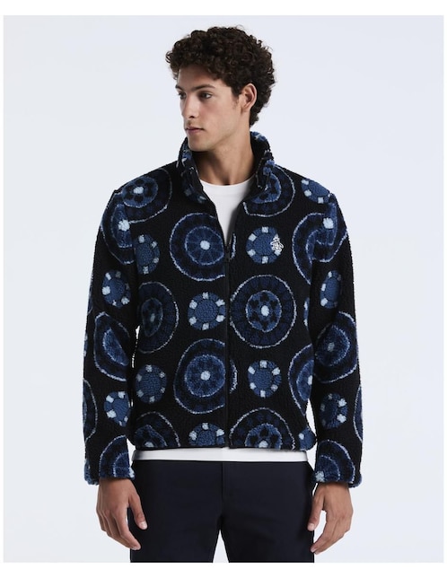 Chamarra casual Original Penguin resistente al agua bolsa con cierre para hombre