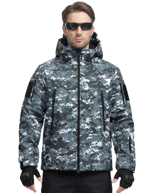 Chamarra parka impermeable para hombre 1