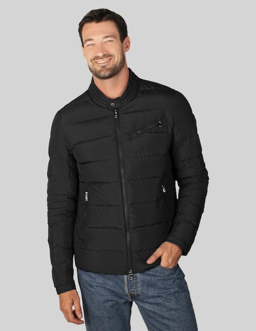 Chamarra acolchada capitonada para hombre 1