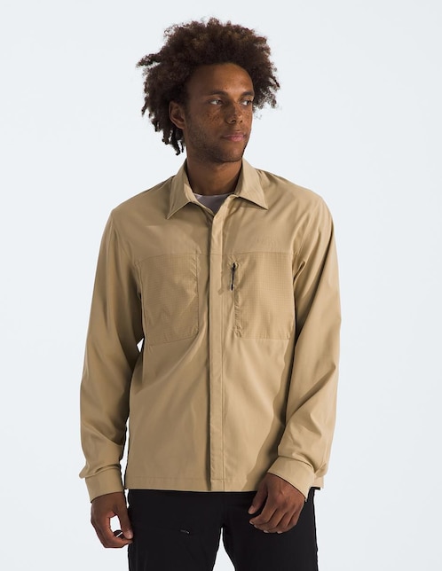 Camisa casual The North Face manga larga para hombre