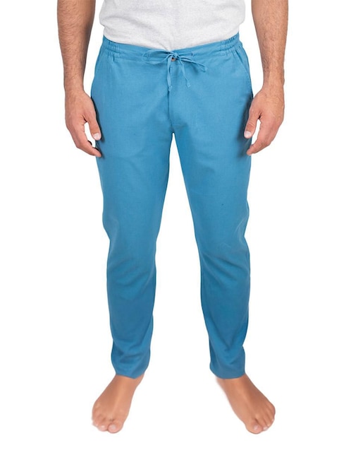 Pantalón slim 98 Coast Av de algodón para hombre