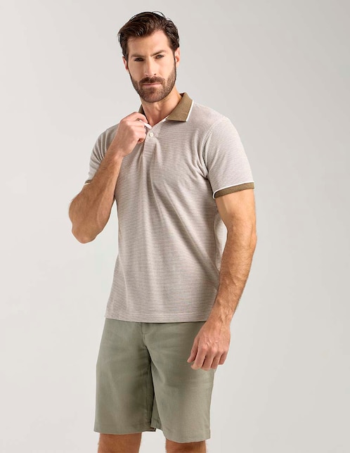 Bermuda de lino para hombre 1