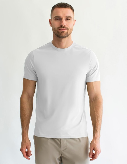 Playera cuello redondo para hombre