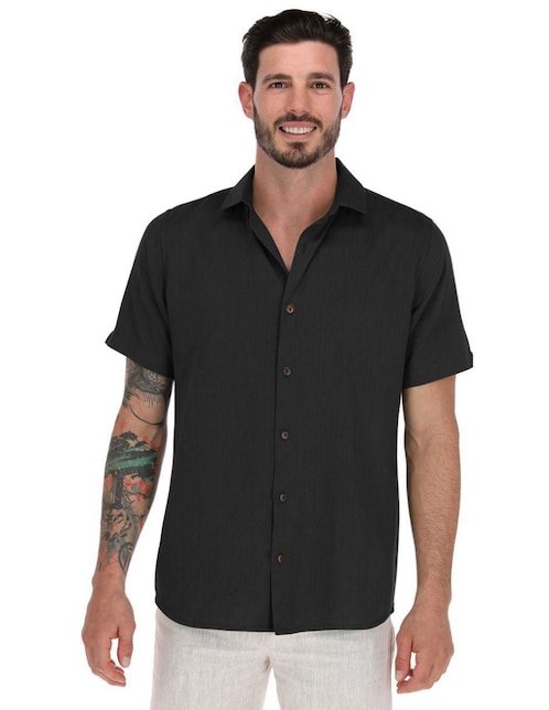 Camisa casual Camasha manga corta para hombre