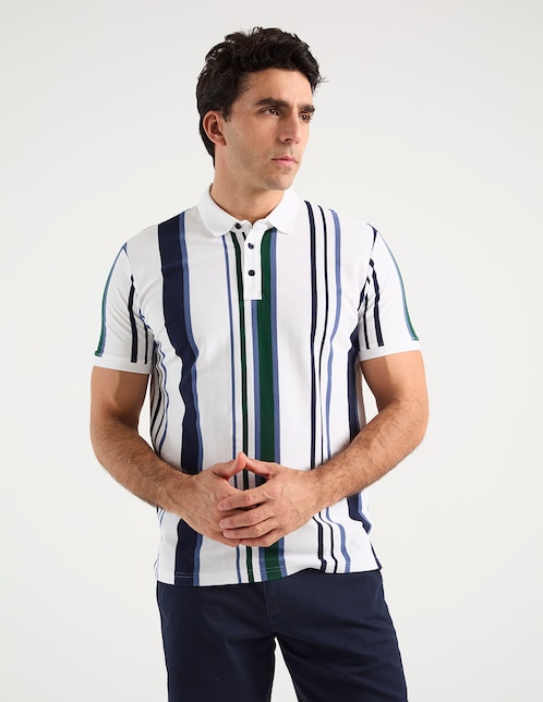 Playera tipo polo Jbe para hombre