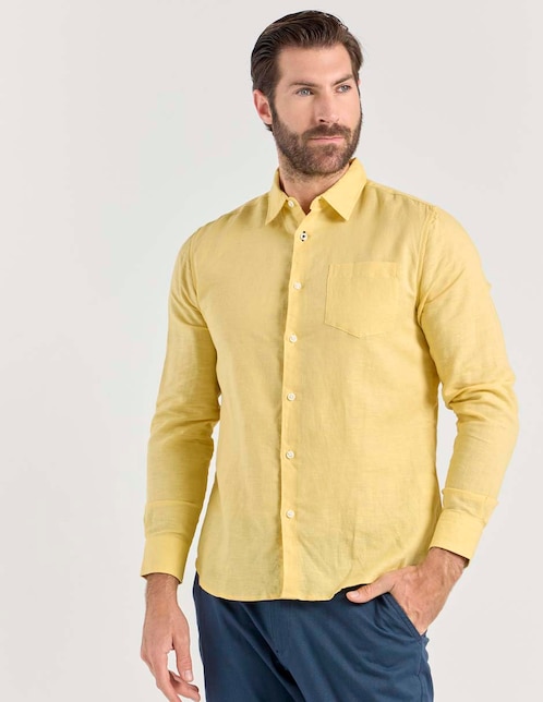 CAMISA JBE JBE2601-012 M, XG, AMARILLO