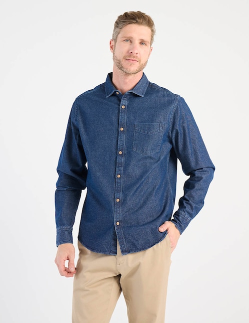 CAMISA R STREET RS2603, XG, AZUL MEDIO
