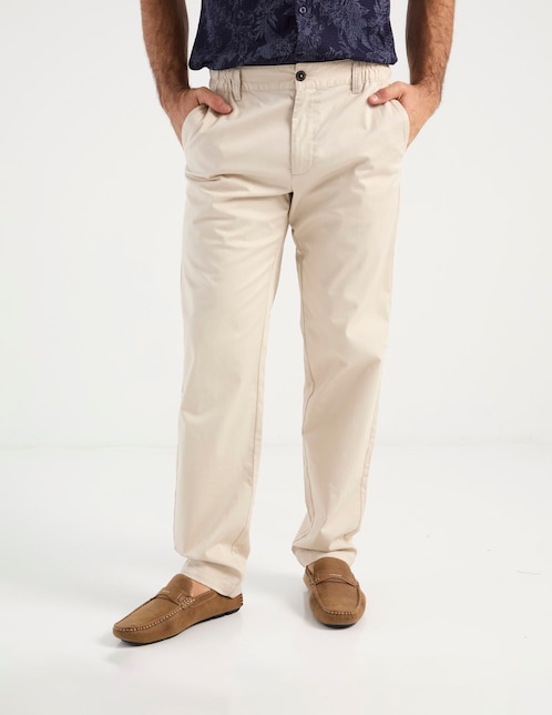 Pantalón chino regular Jbe de algodón para hombre