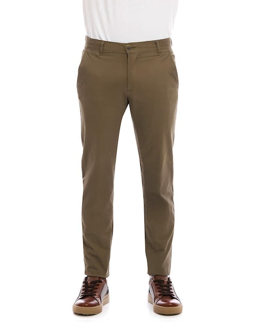Pantalón business casual chino slim Vittorio Forti para hombre